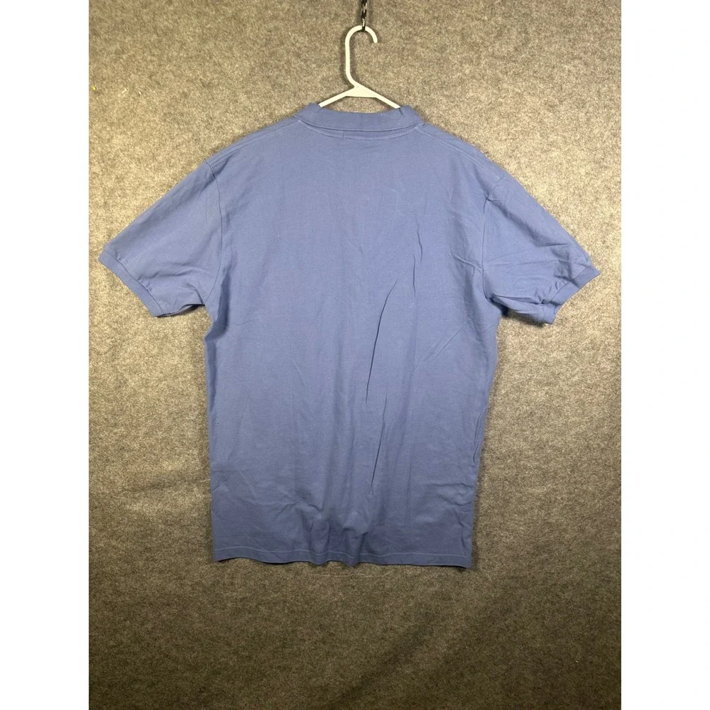 Polo RalphLauren Mens XXXL Blue Short Sleeve Cotton Pique Polo Shirt Orange Pony